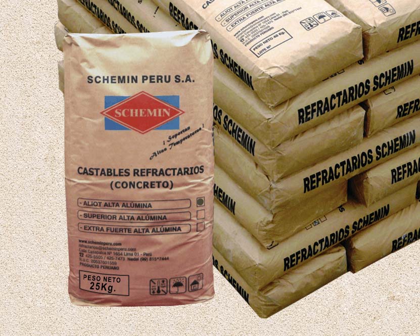 Castable Refractario Aliot Alta Alúmina