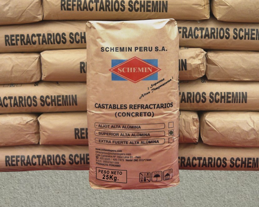 Castable Refractario Superior Alta Alúmina